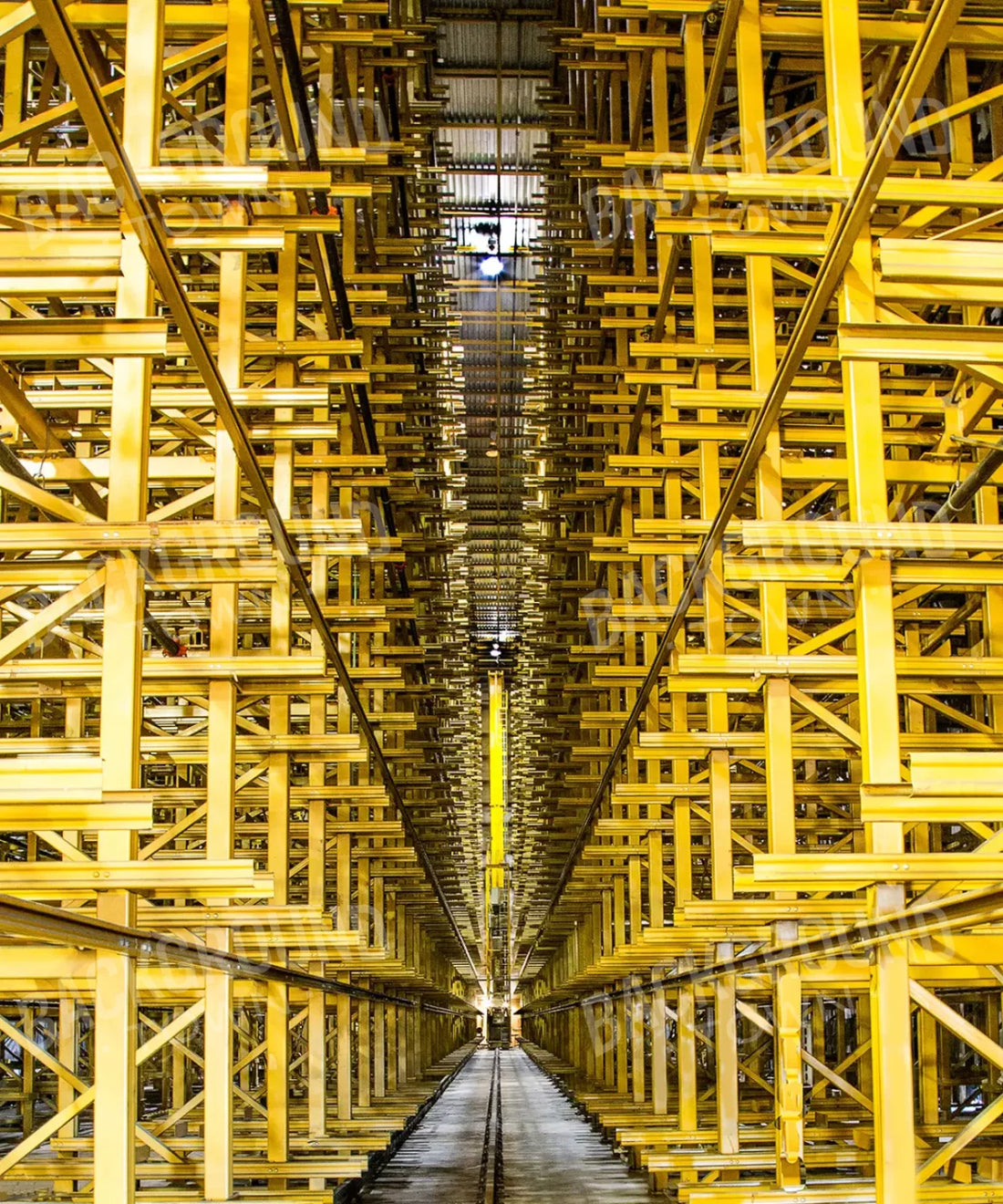 Yellow Steel and Metal Backdrop for Photography