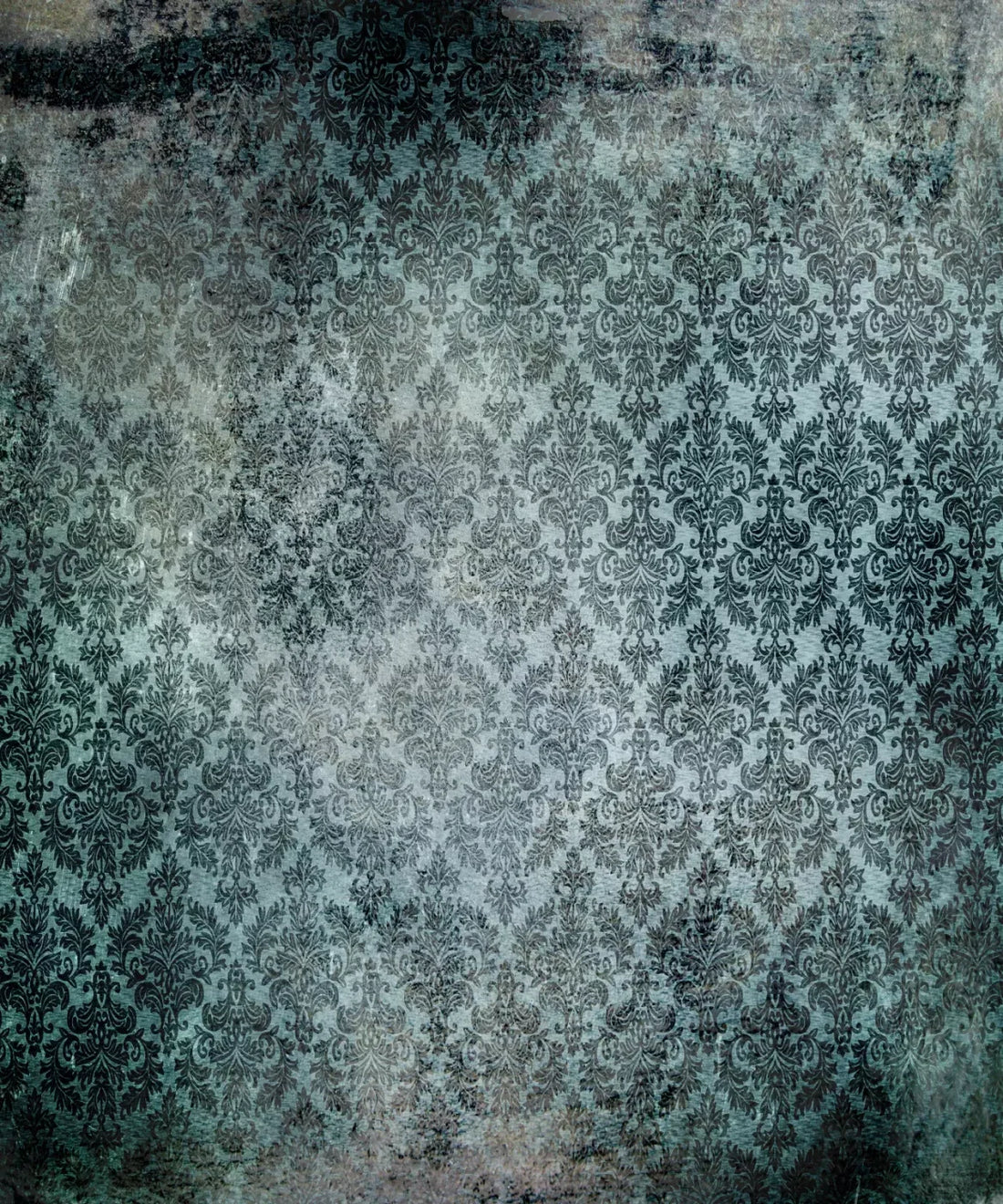 Blue Damask Backdrop for Photography