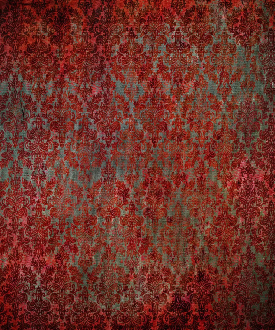Red Damask Backdrop for Photography