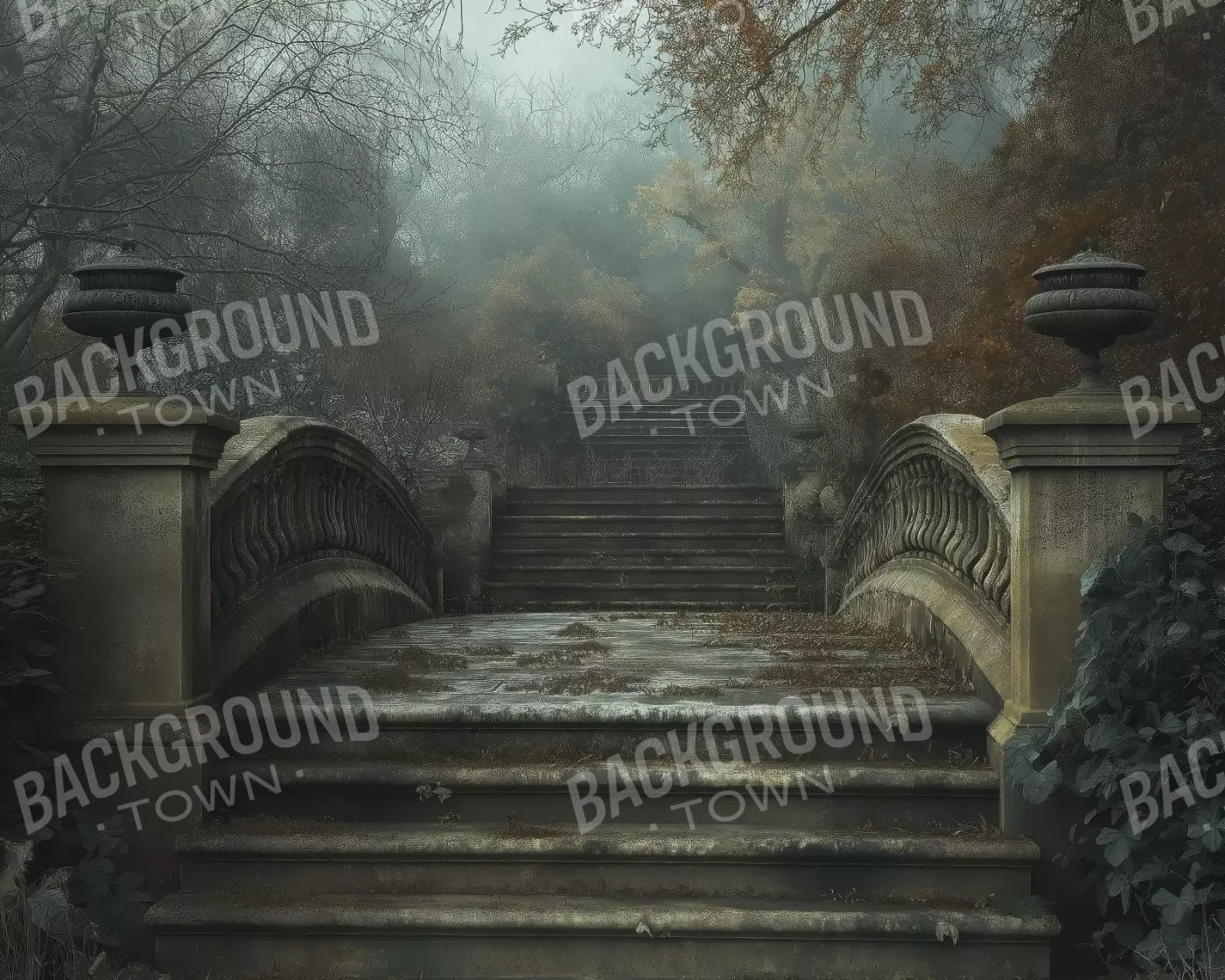 Victorian Arch Bridge 10’x8’ Fleece (120 x 96 inch) Backdrop