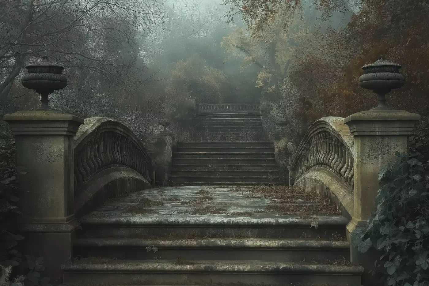 Victorian Arch Bridge 12’x8’ UltraCloth (144 x 96 inch) Backdrop