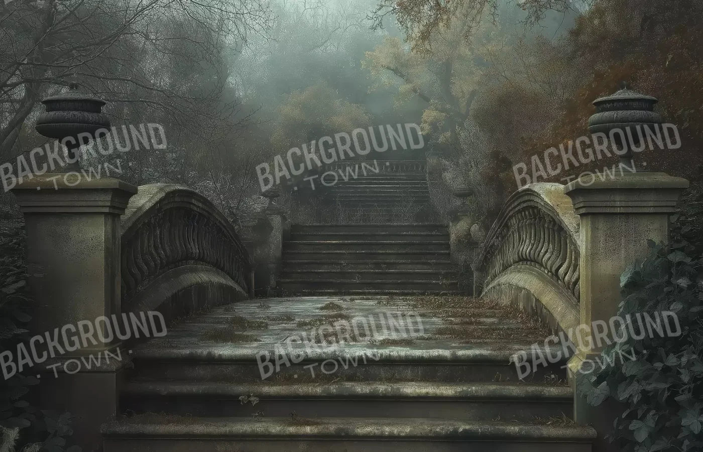 Victorian Arch Bridge 14’x9’ UltraCloth (168 x 108 inch) Backdrop