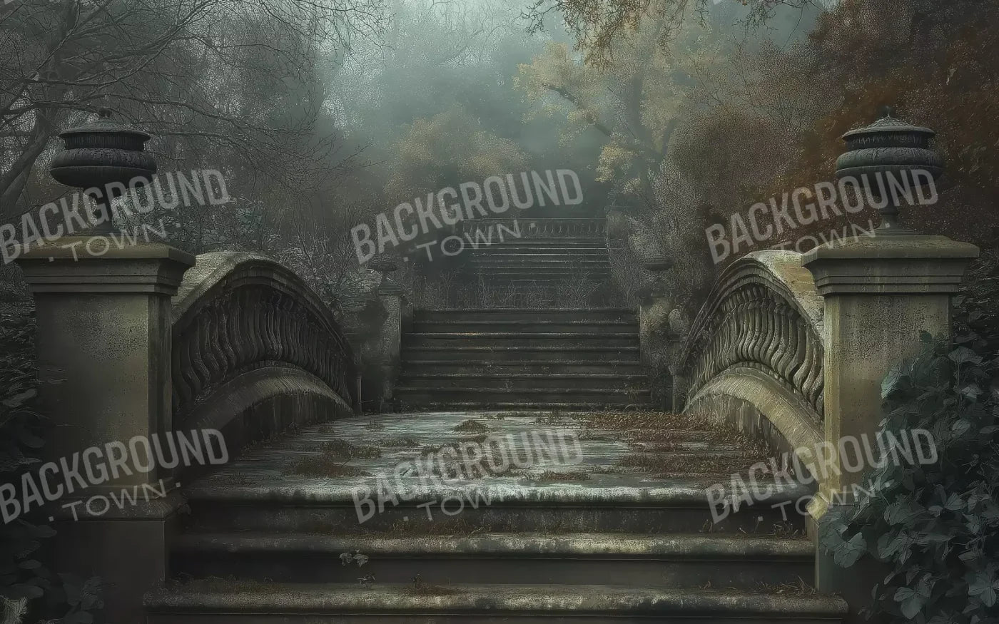 Victorian Arch Bridge 16’x10’ UltraCloth (192 x 120 inch) Backdrop