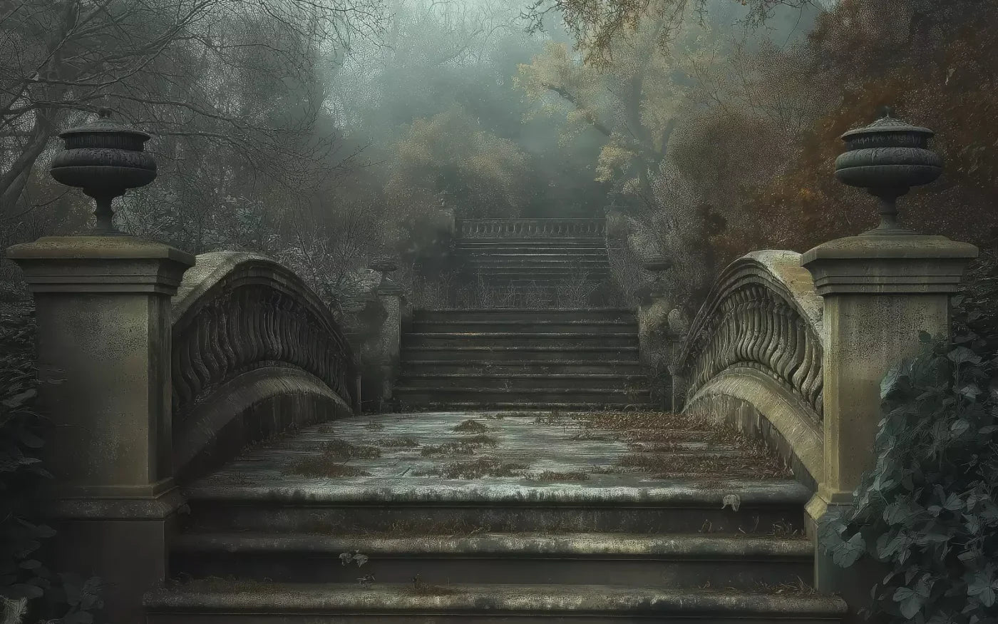 Victorian Arch Bridge 8’x5’ UltraCloth (96 x 60 inch) Backdrop