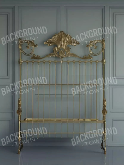 Victorian Bedroom Wall 5’X6’8 Fleece (60 X 80 Inch) Backdrop