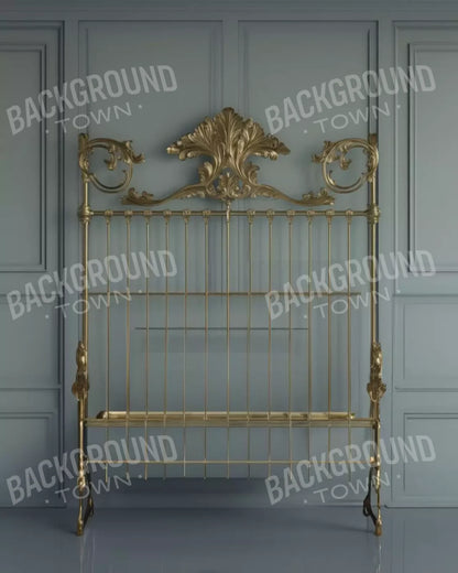 Victorian Bedroom Wall 8’X10’ Fleece (96 X 120 Inch) Backdrop