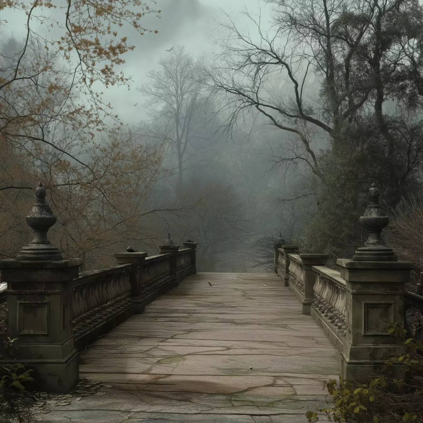 Victorian Bridge 10’x10’ UltraCloth (120 x 120 inch) Backdrop