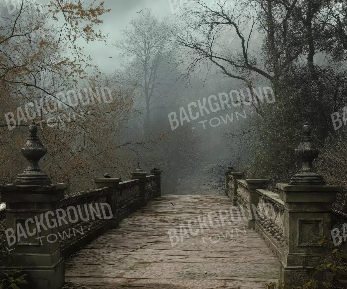 Victorian Bridge 5’x4’2 Fleece (60 x 50 inch) Backdrop