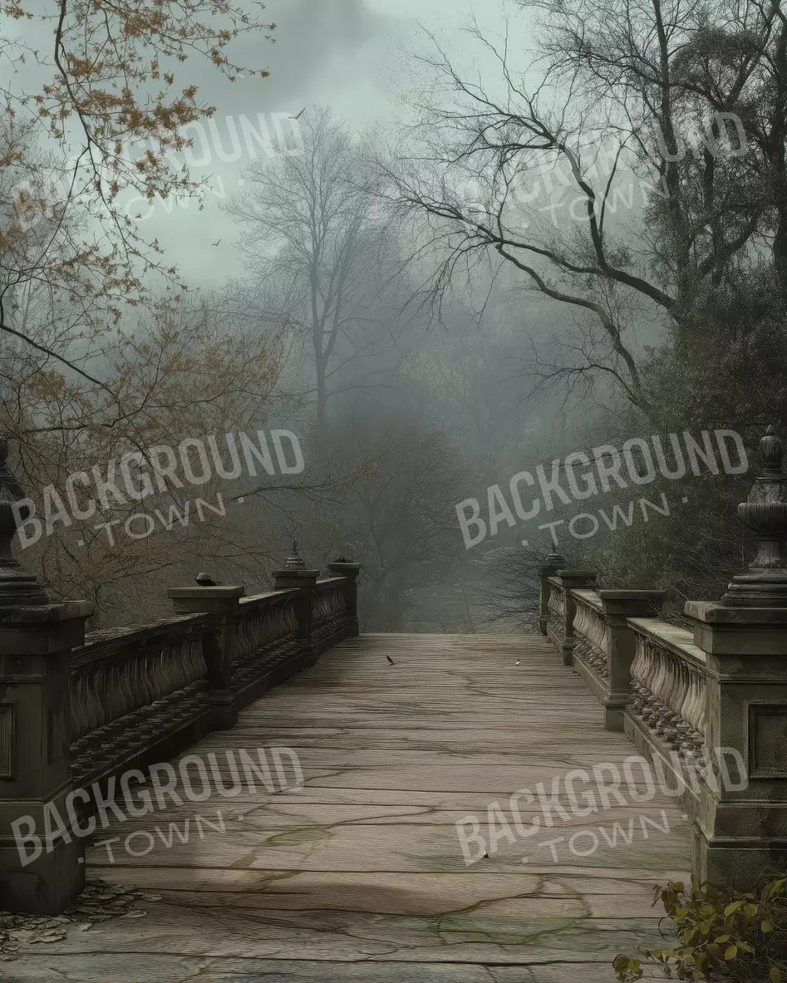Victorian Bridge 8’x10’ Fleece (96 x 120 inch) Backdrop
