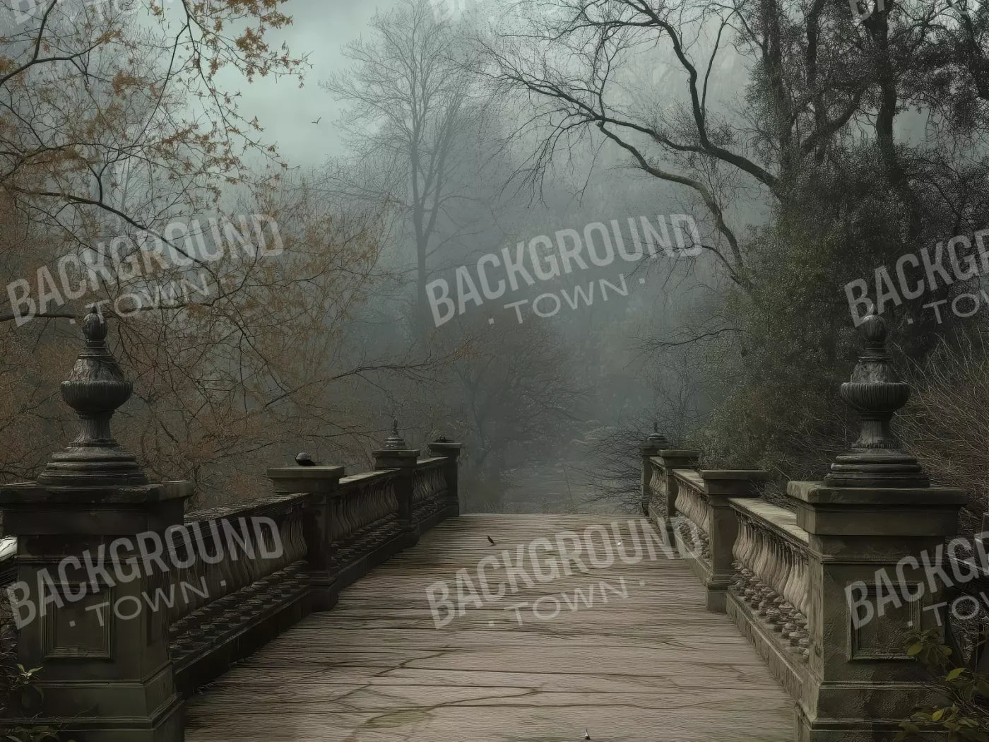 Victorian Bridge 8’x6’ Fleece (96 x 72 inch) Backdrop