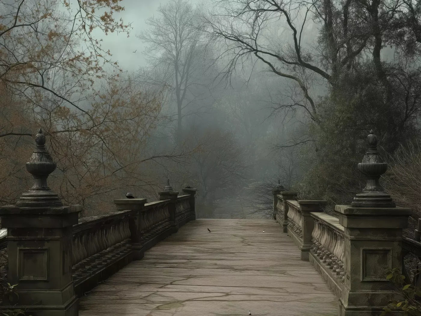 Victorian Bridge 8’x6’ Fleece (96 x 72 inch) Backdrop