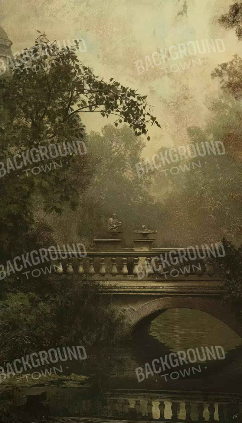 Victorian Bridge Over Water 8’x14’ UltraCloth (96 x 168 inch) Backdrop