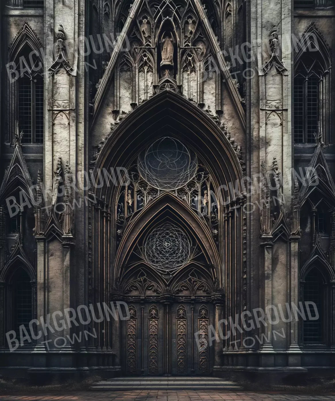 Victorian Castle Entrance 10’x12’ UltraCloth (120 x 144 inch) Backdrop