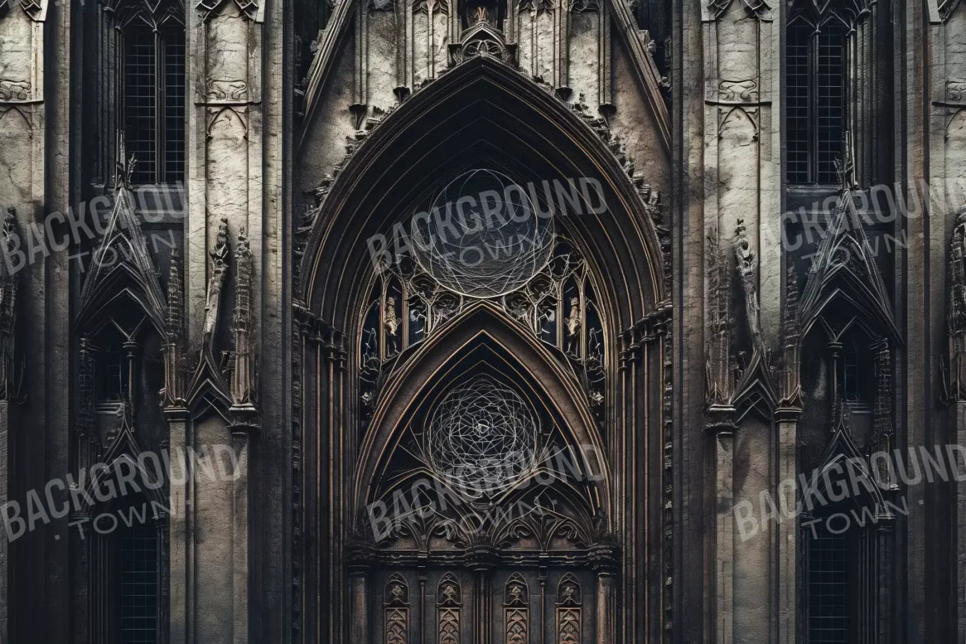 Victorian Castle Entrance 12’x8’ UltraCloth (144 x 96 inch) Backdrop
