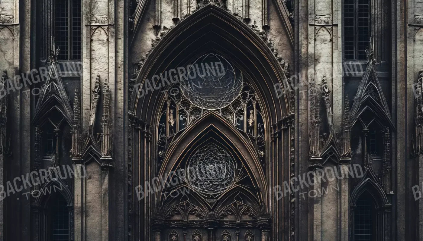 Victorian Castle Entrance 14’x8’ UltraCloth (168 x 96 inch) Backdrop