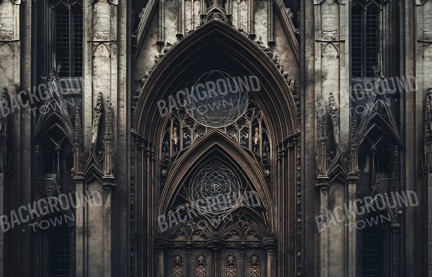Victorian Castle Entrance 14’x9’ UltraCloth (168 x 108 inch) Backdrop