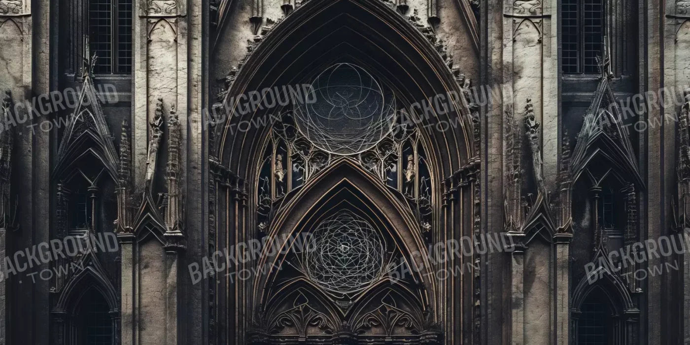 Victorian Castle Entrance 20’x10’ UltraCloth (240 x 120 inch) Backdrop