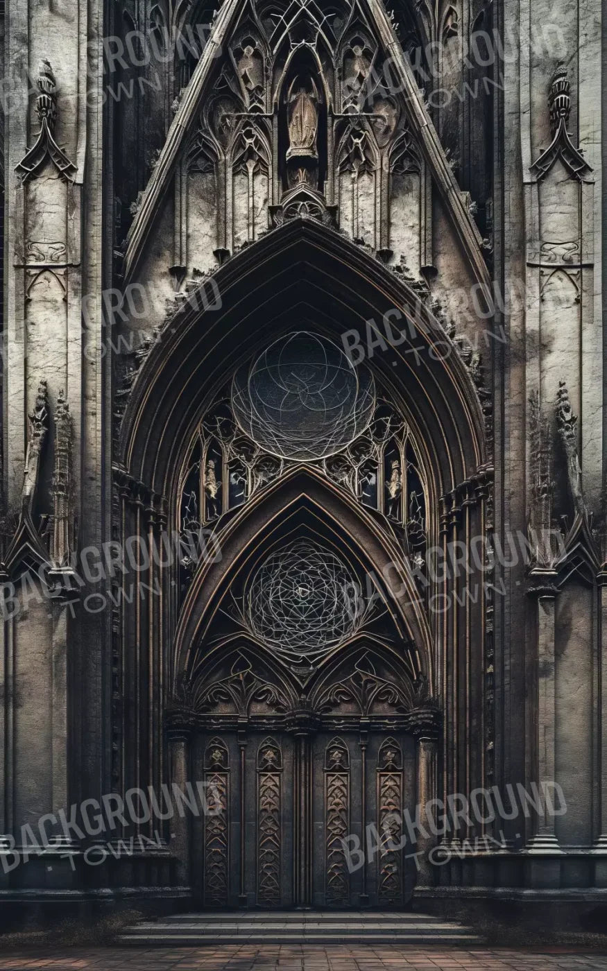 Victorian Castle Entrance 5’x8’ UltraCloth (60 x 96 inch) Backdrop