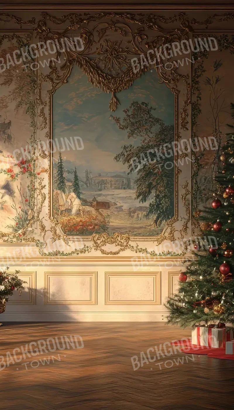 Victorian Christmas Morning 8’x14’ UltraCloth (96 x 168 inch) Backdrop