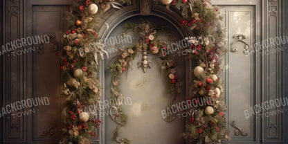 Victorian Christmas Arch 16’X8’ Ultracloth (192 X 96 Inch) Backdrop