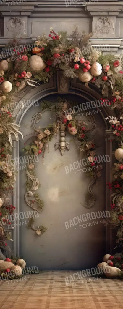 Victorian Christmas Arch 8’X20’ Ultracloth (96 X 240 Inch) Backdrop