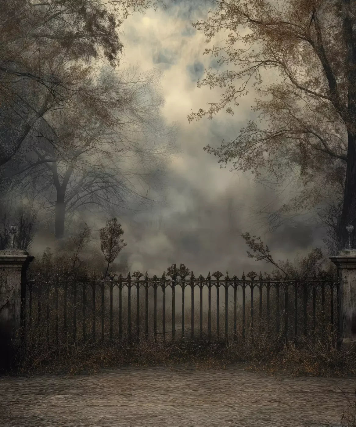 Victorian Fence 10’x12’ UltraCloth (120 x 144 inch) Backdrop