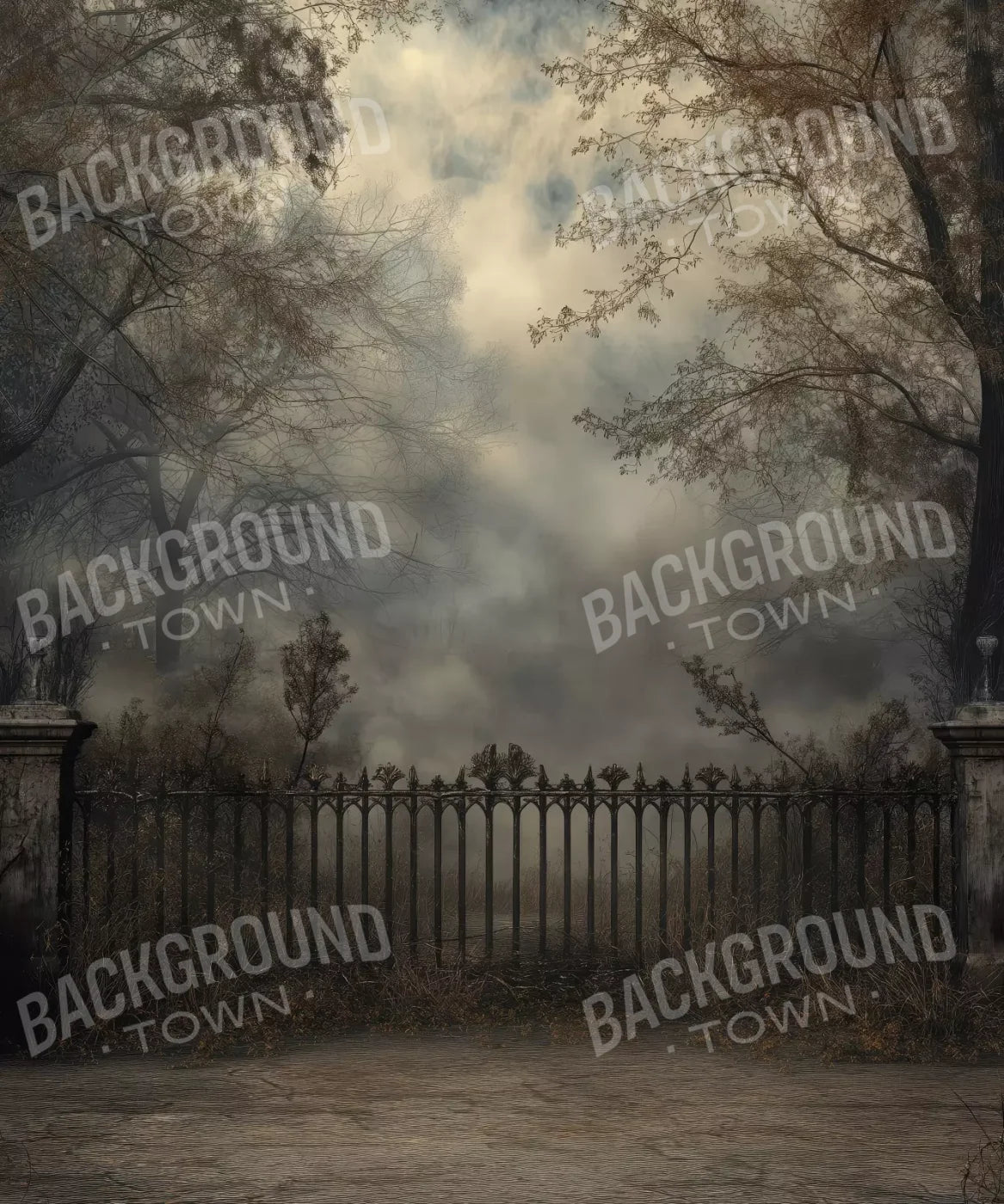 Victorian Fence 10’x12’ UltraCloth (120 x 144 inch) Backdrop