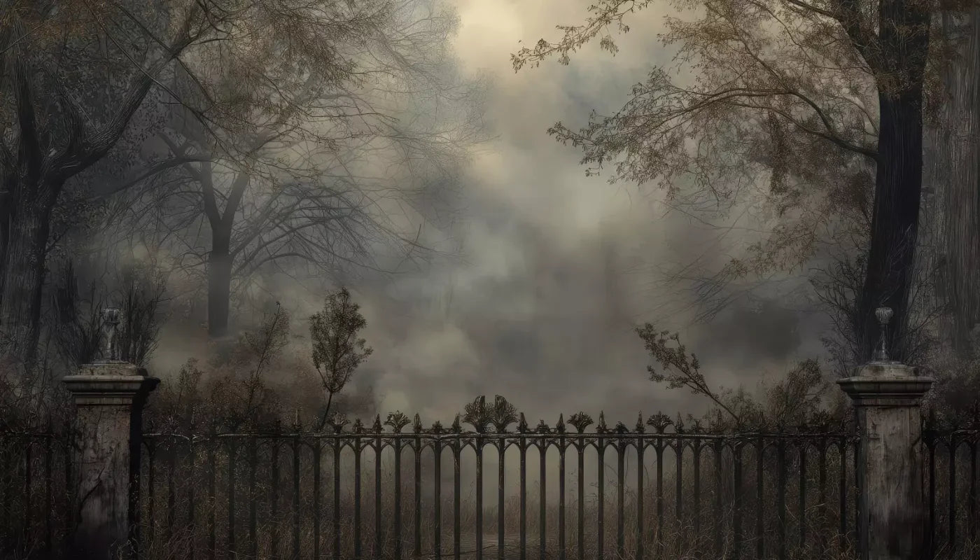 Victorian Fence 14’x8’ UltraCloth (168 x 96 inch) Backdrop