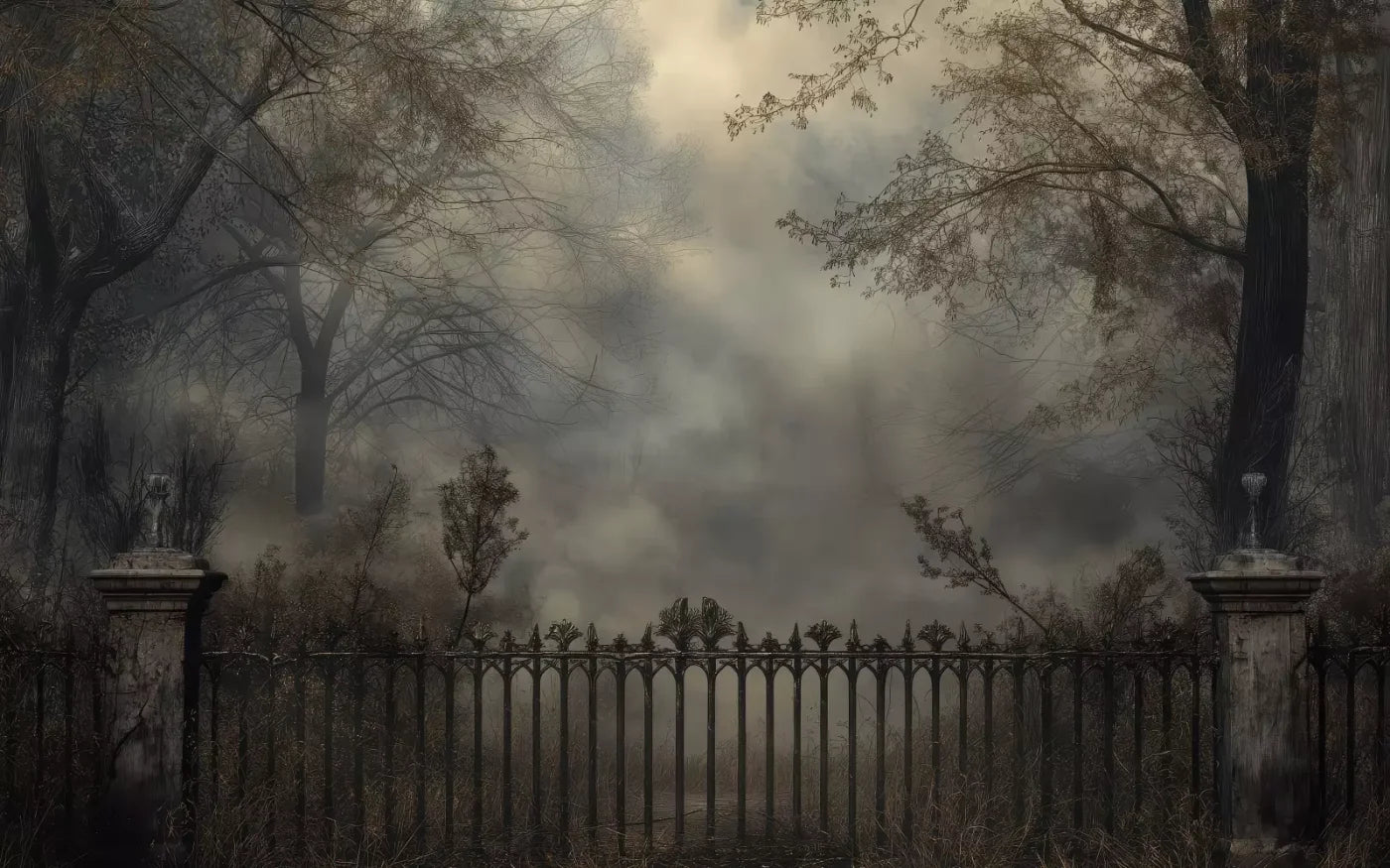 Victorian Fence 16’x10’ UltraCloth (192 x 120 inch) Backdrop