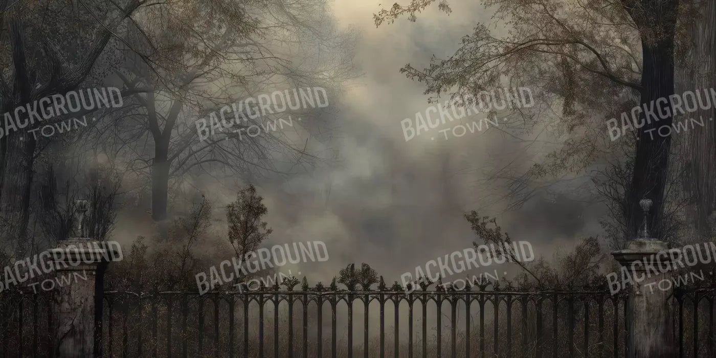 Victorian Fence 20’x10’ UltraCloth (240 x 120 inch) Backdrop