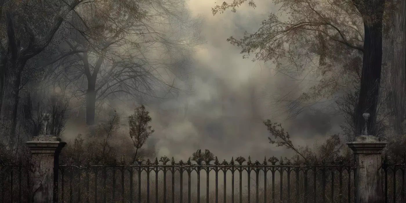 Victorian Fence 20’x10’ UltraCloth (240 x 120 inch) Backdrop