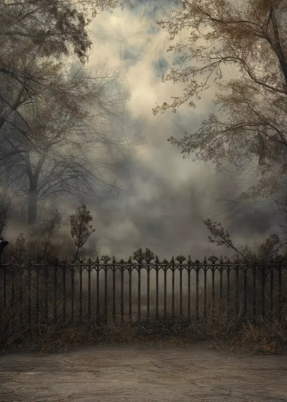 Victorian Fence 5’x7’ UltraCloth (60 x 84 inch) Backdrop