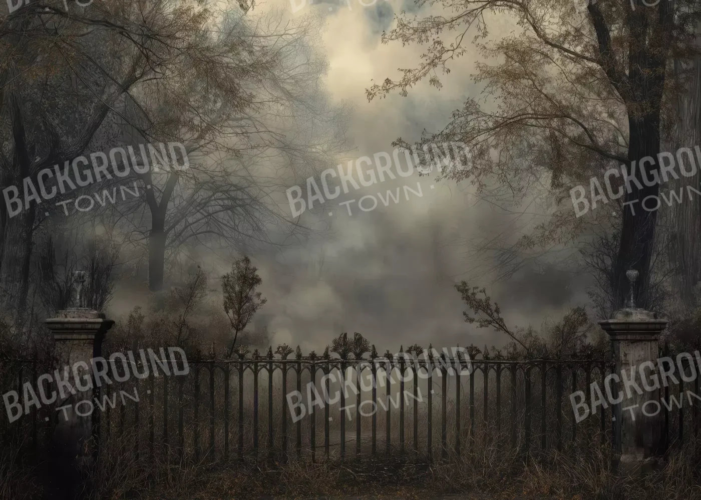 Victorian Fence 7’x5’ UltraCloth (84 x 60 inch) Backdrop