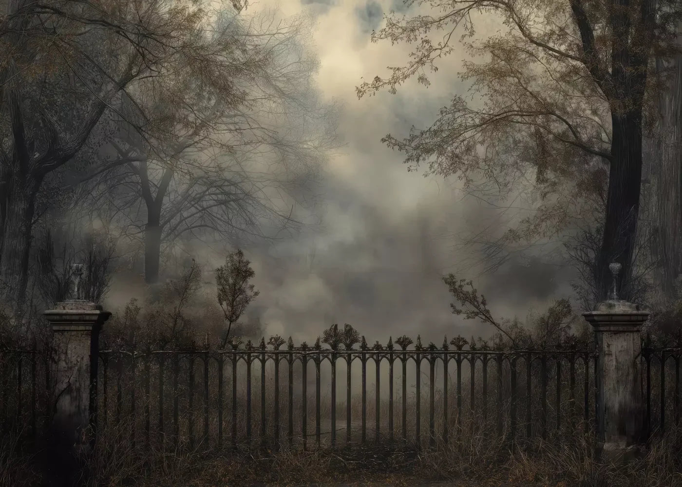 Victorian Fence 7’x5’ UltraCloth (84 x 60 inch) Backdrop