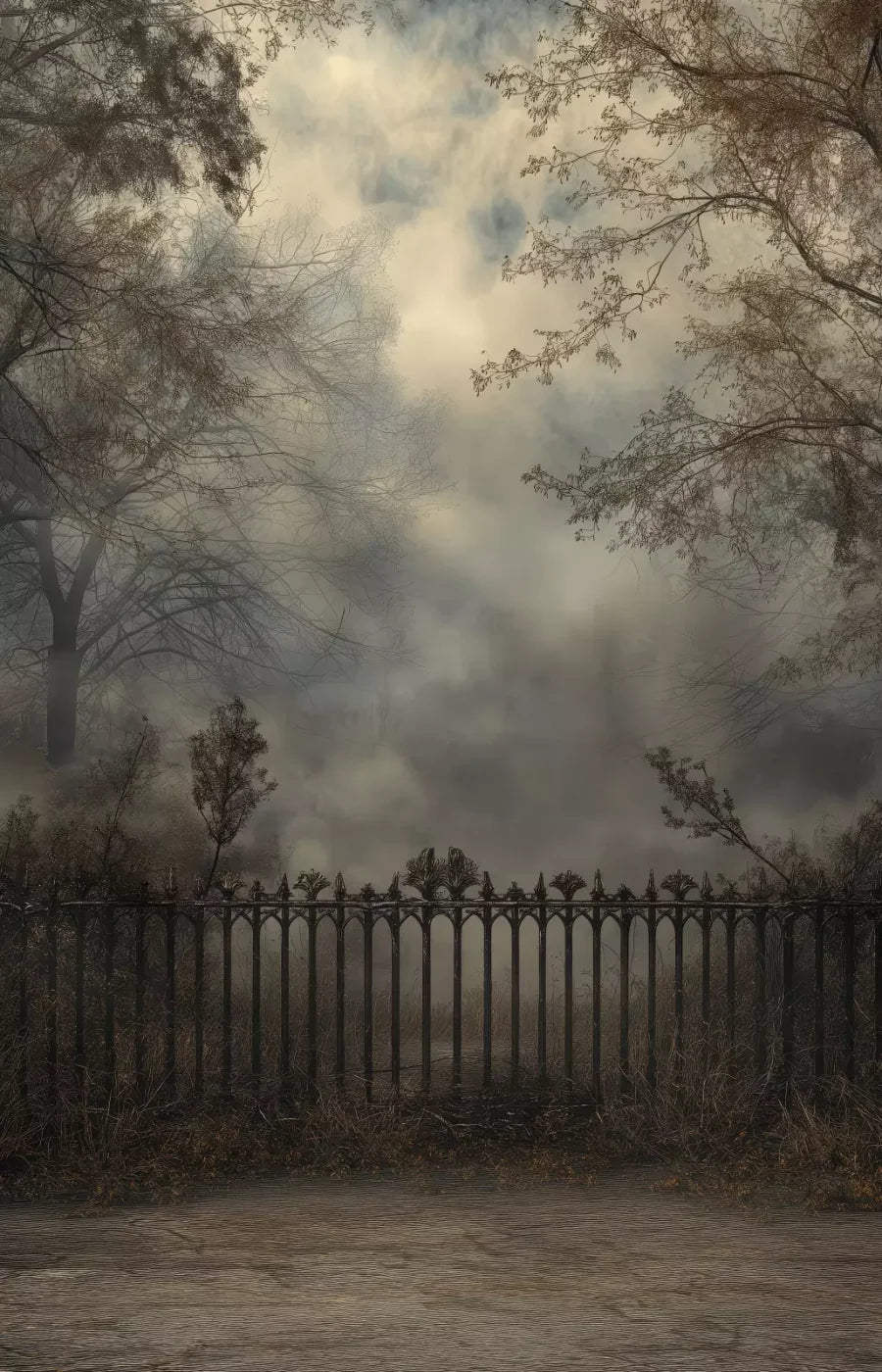 Victorian Fence 9’x14’ UltraCloth (108 x 168 inch) Backdrop