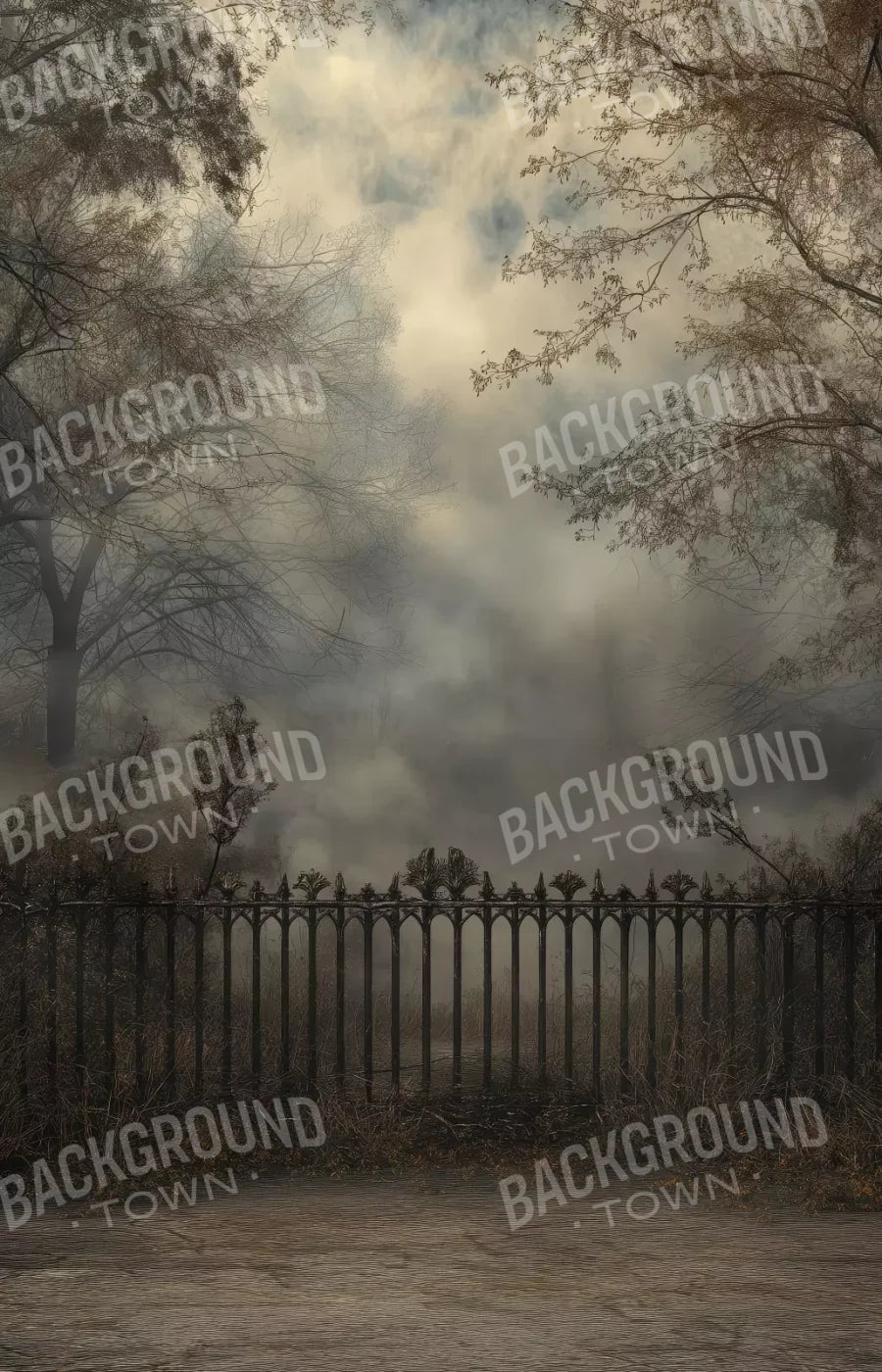 Victorian Fence 9’x14’ UltraCloth (108 x 168 inch) Backdrop