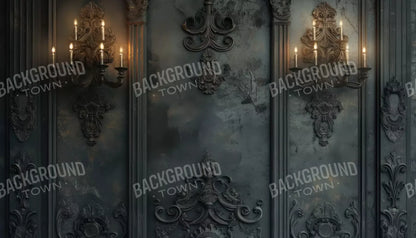 Victorian Gothic Candle Sconces 14’x8’ UltraCloth (168 x 96 inch) Backdrop