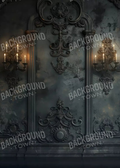 Victorian Gothic Candle Sconces 5’x7’ UltraCloth (60 x 84 inch) Backdrop