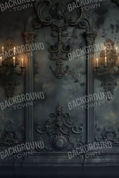 Victorian Gothic Candle Sconces 8’x12’ UltraCloth (96 x 144 inch) Backdrop