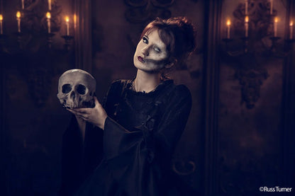 Victorian Gothic Candle Sconces Backdrop