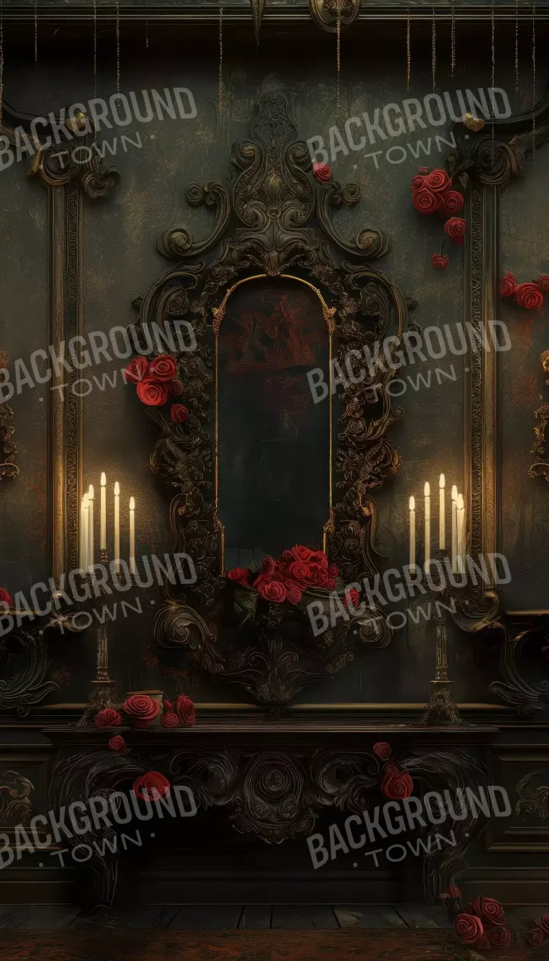 Victorian Gothic Entrance With Candles 8’x14’ UltraCloth (96 x 168 inch) Backdrop