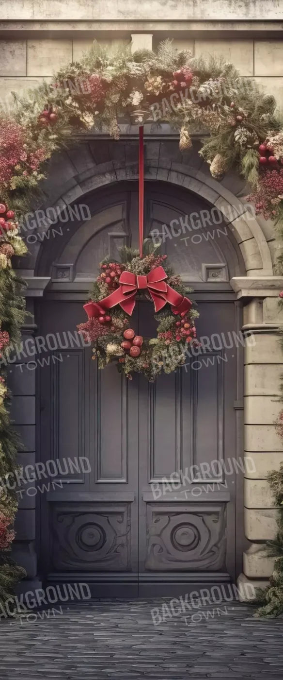 Victorian Holiday Doorway 5’X12’ Ultracloth For Westcott X-Drop (60 X 144 Inch) Backdrop