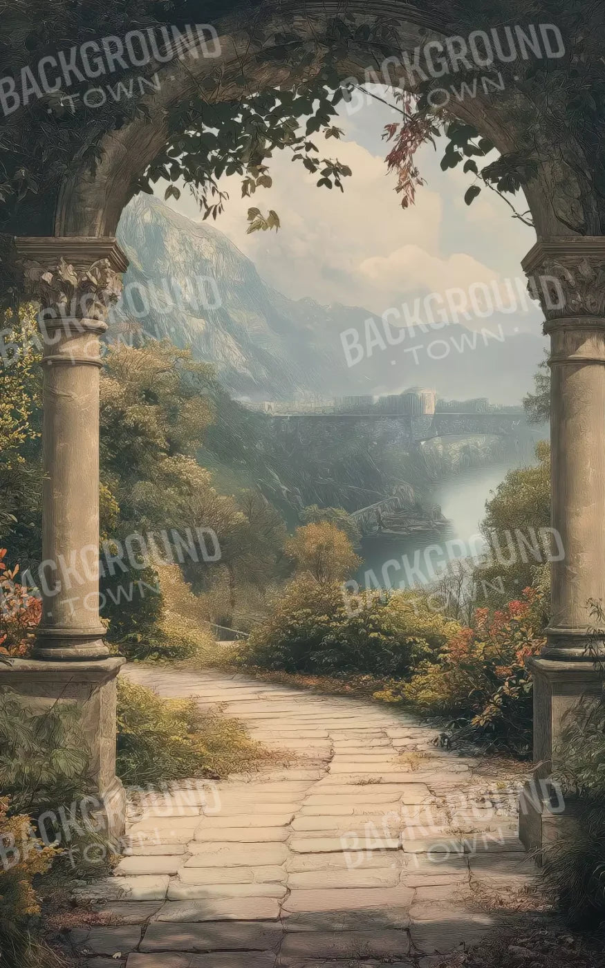 Victorian Outside Arch 5’x8’ UltraCloth (60 x 96 inch) Backdrop