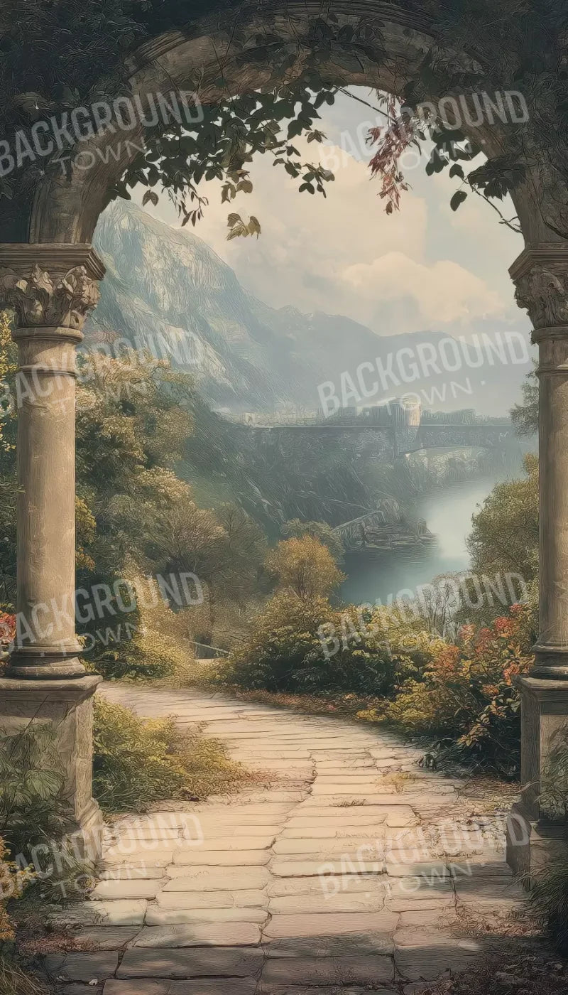 Victorian Outside Arch 8’x14’ UltraCloth (96 x 168 inch) Backdrop