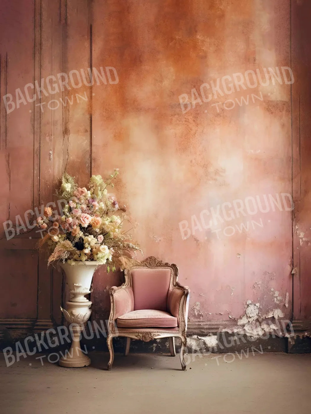 Victorian Room Iii 5X68 Fleece ( 60 X 80 Inch ) Backdrop