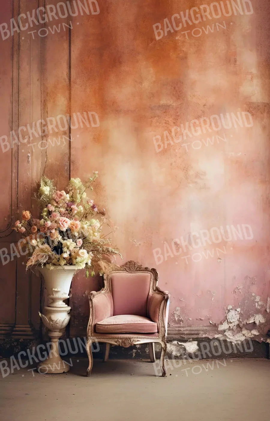 Victorian Room Iii 8X12 Ultracloth ( 96 X 144 Inch ) Backdrop