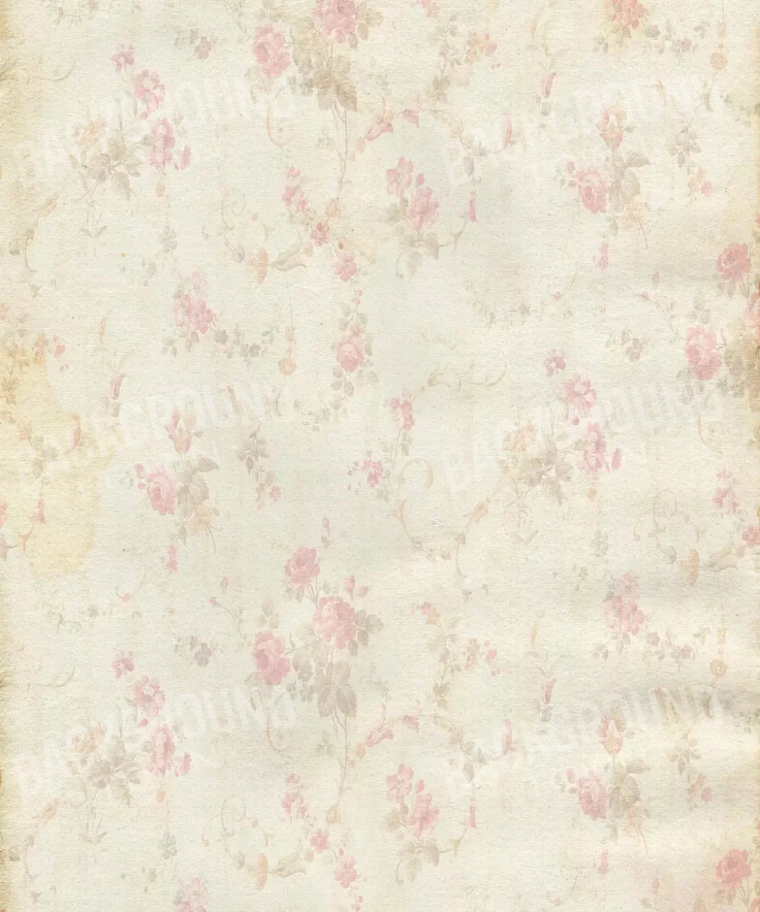 Beige Floral Backdrop for Photography