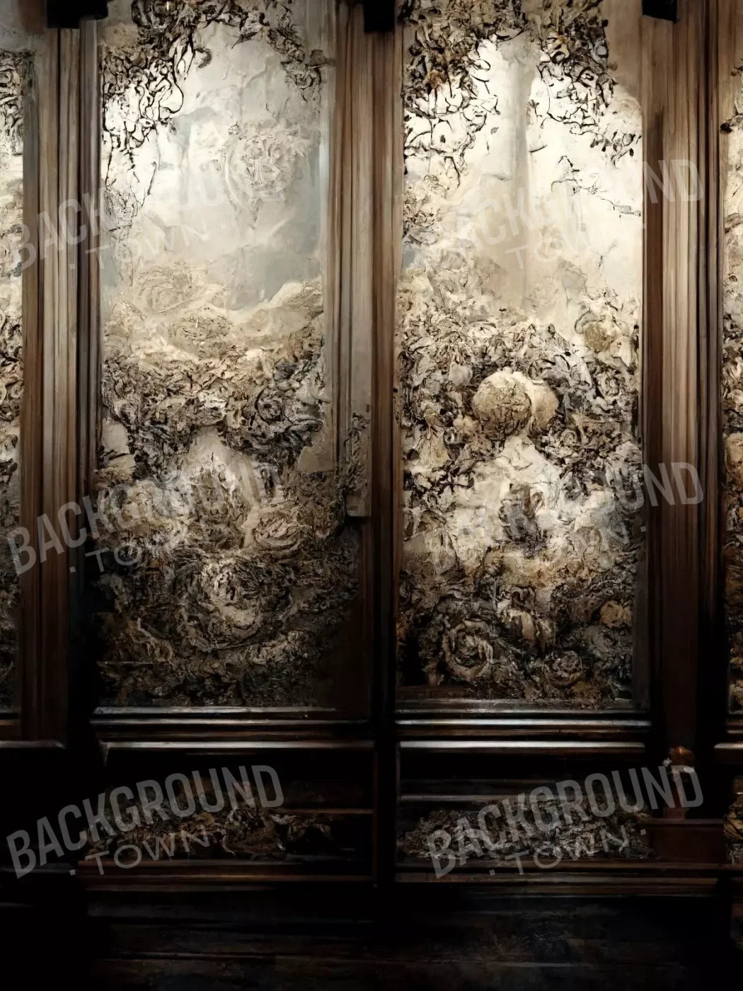 Victorian Wallpaper 8X10 Fleece ( 96 X 120 Inch ) Backdrop