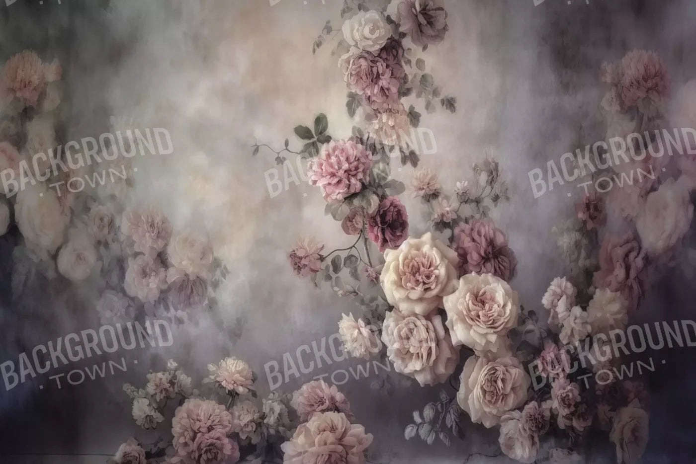 Vining Flowers 12X8 Ultracloth ( 144 X 96 Inch ) Backdrop