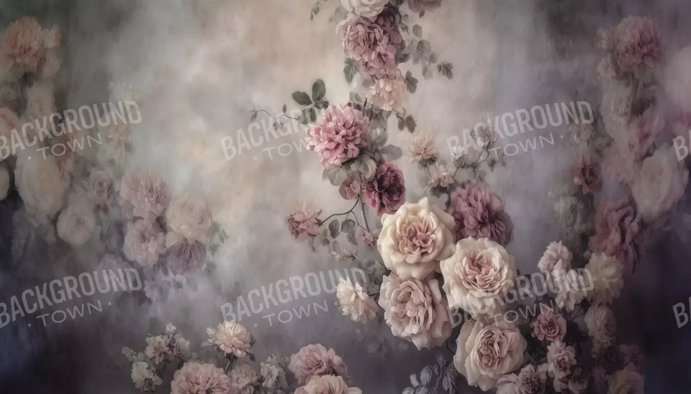 Vining Flowers 14X8 Ultracloth ( 168 X 96 Inch ) Backdrop